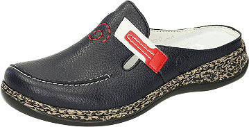 Rieker Clogs - blau