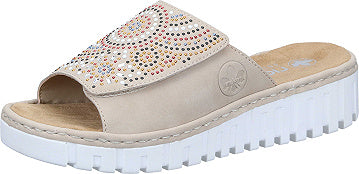 Rieker Pantoletten - beige 