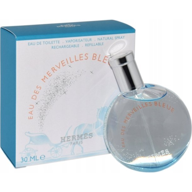 Hermès HERMES EAU DES MERVEILESS BLEUE (W) EDT/S 30ML REFILLABLE ( )-0
