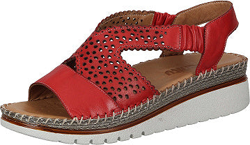 Manitu-Damen Sandaletten - rot (4)