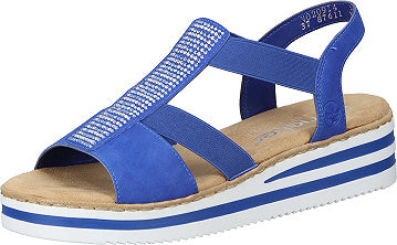 Rieker Sandaletten - blau 