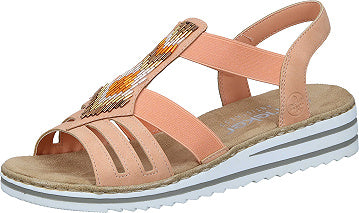 Rieker Sandaletten - orange (62) Art.Nr.: 910245-62