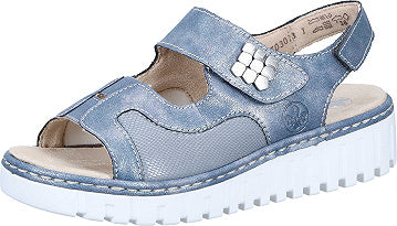 Rieker Sandaletten - blau