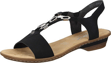 Rieker Sandalen - schwarz 