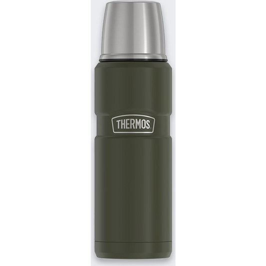 Thermos Termos Thermos Stainless King Beverage 0,4 Army (TH-170018)-0
