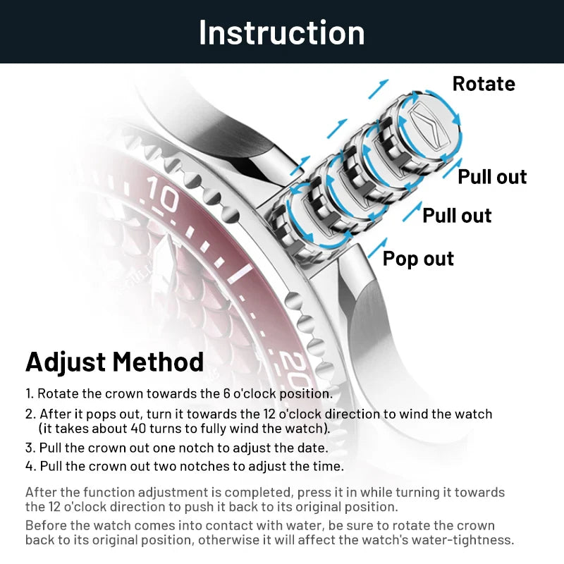 Seagull King of the Dragon Men's Watches Automatic Mechanical Watch Sports Diver 300M Waterproof Wristwatch Luxury 2024 New 1216