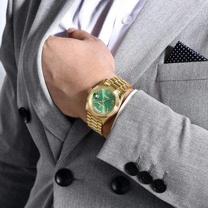 Pagani design dd36 gold grün v2 männer mechanische uhren luxus automatische uhr für männer 2024 neue ar saphirglas armbanduhr