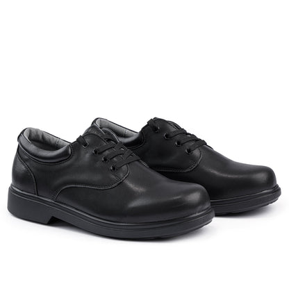 Class Junior Lace School Shoes - Black-2