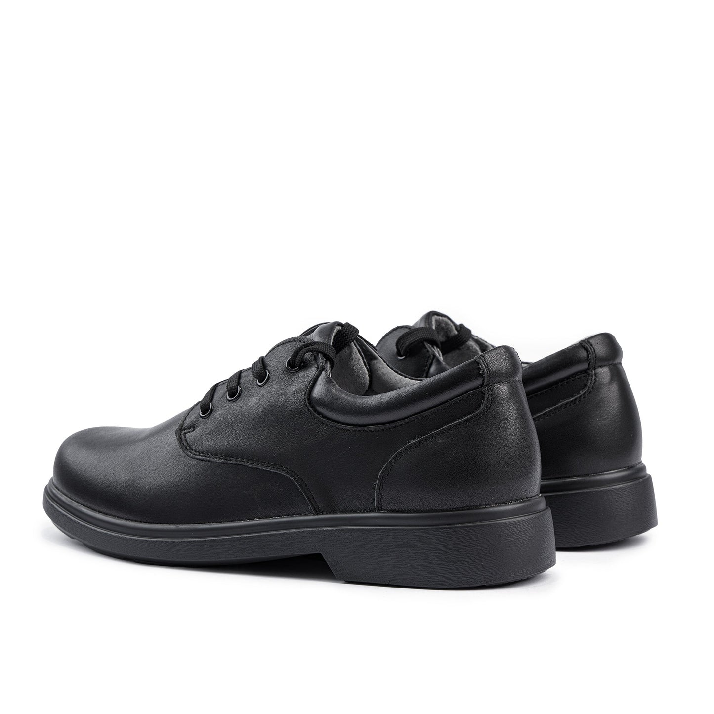 Class Junior Lace School Shoes - Black-3