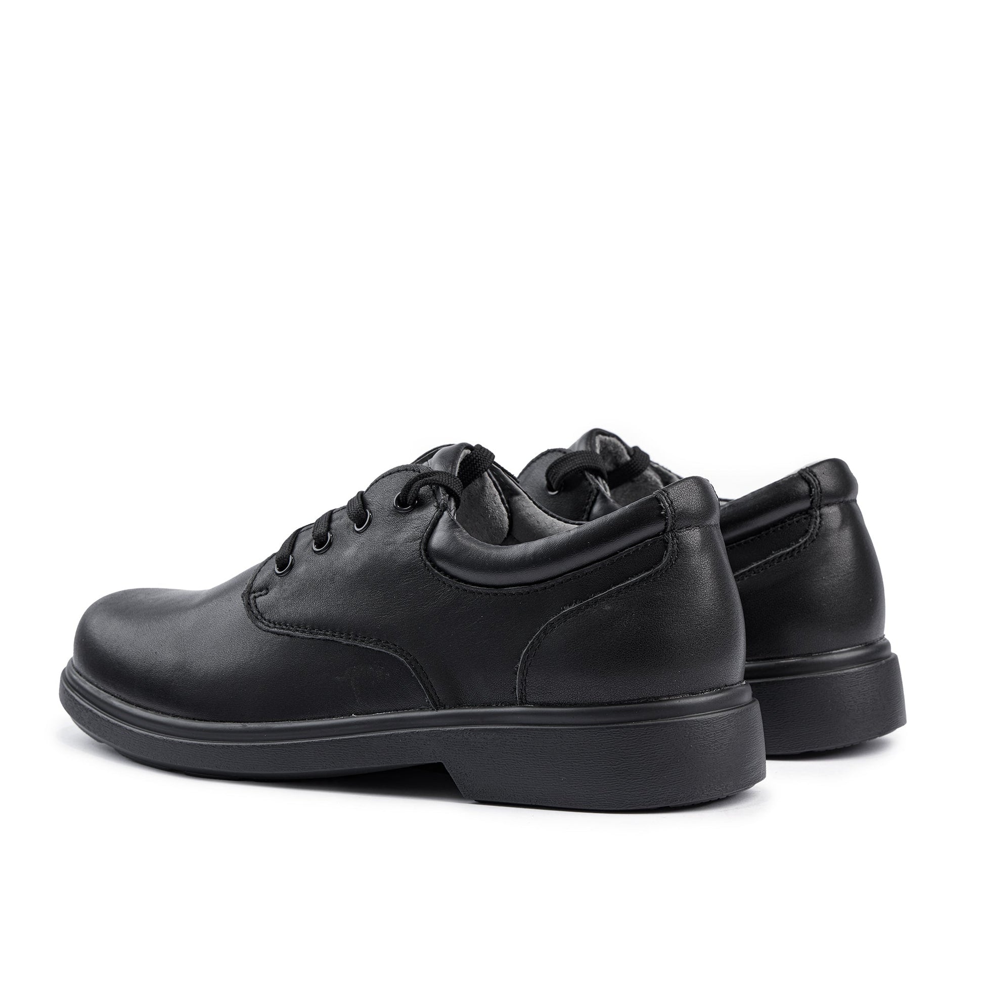 Class Junior Lace School Shoes - Black-3