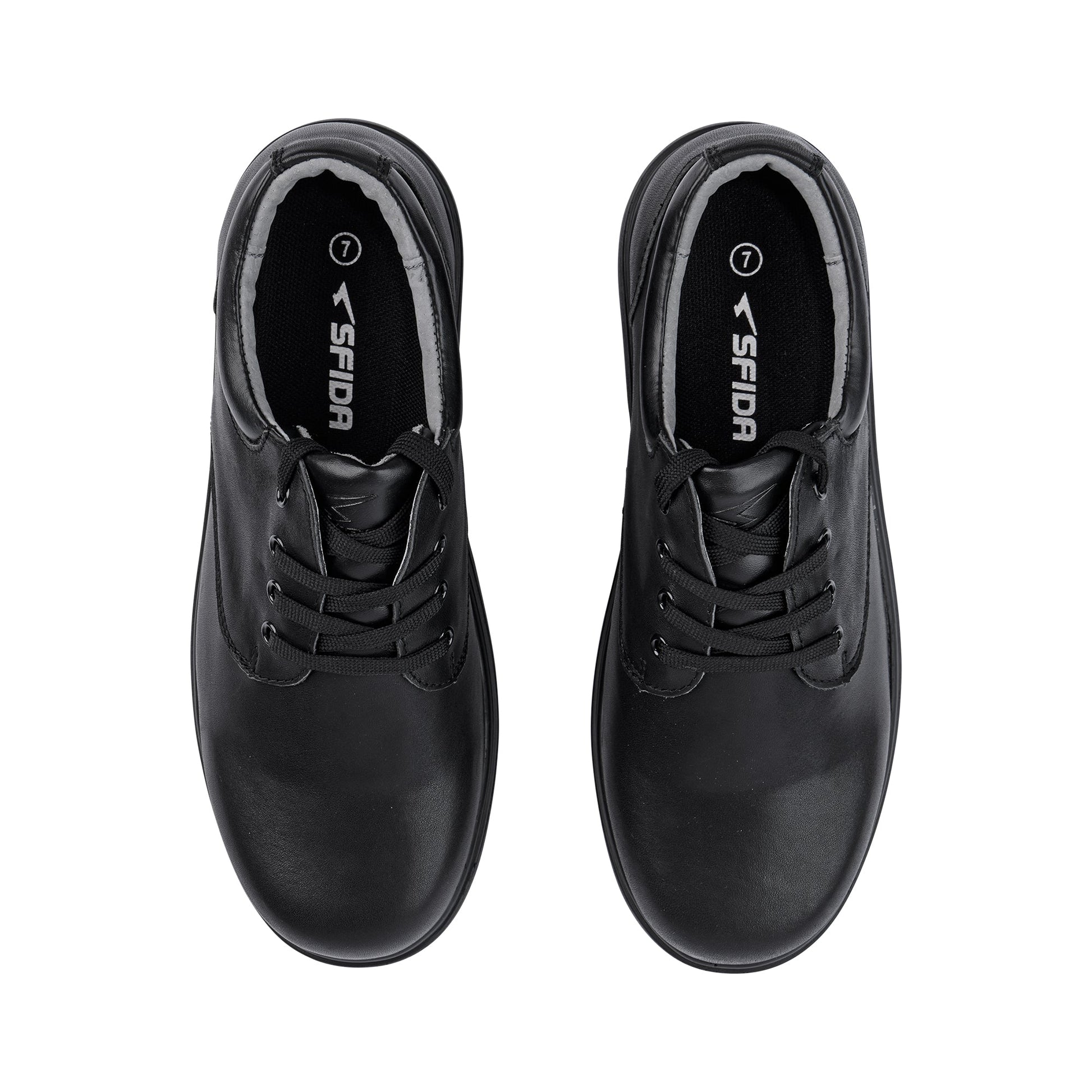 Class Junior Lace School Shoes - Black-1