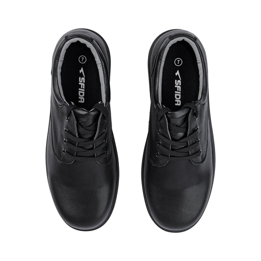 Class Junior Lace School Shoes - Black-1