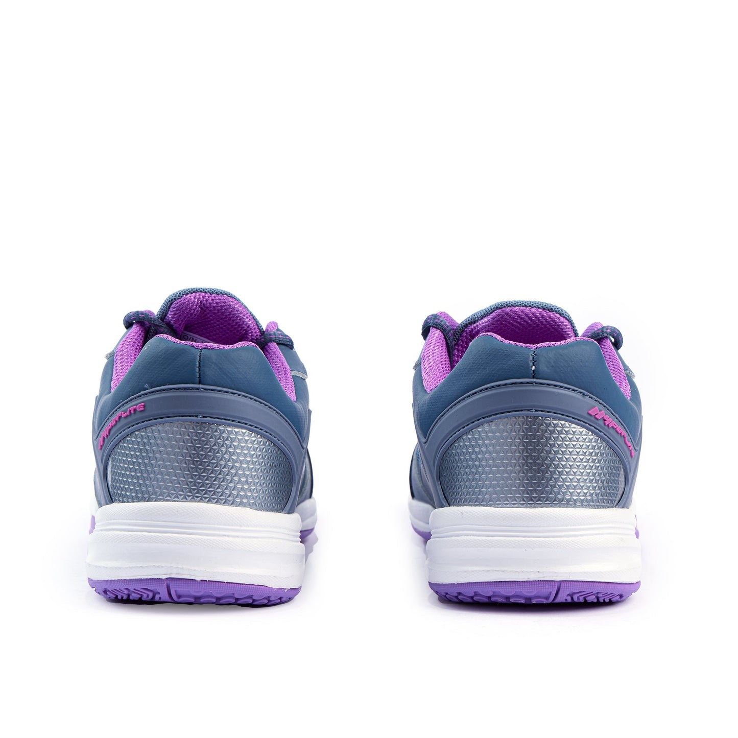 Defend Ladies Netball Shoes - Steel/Purple-4