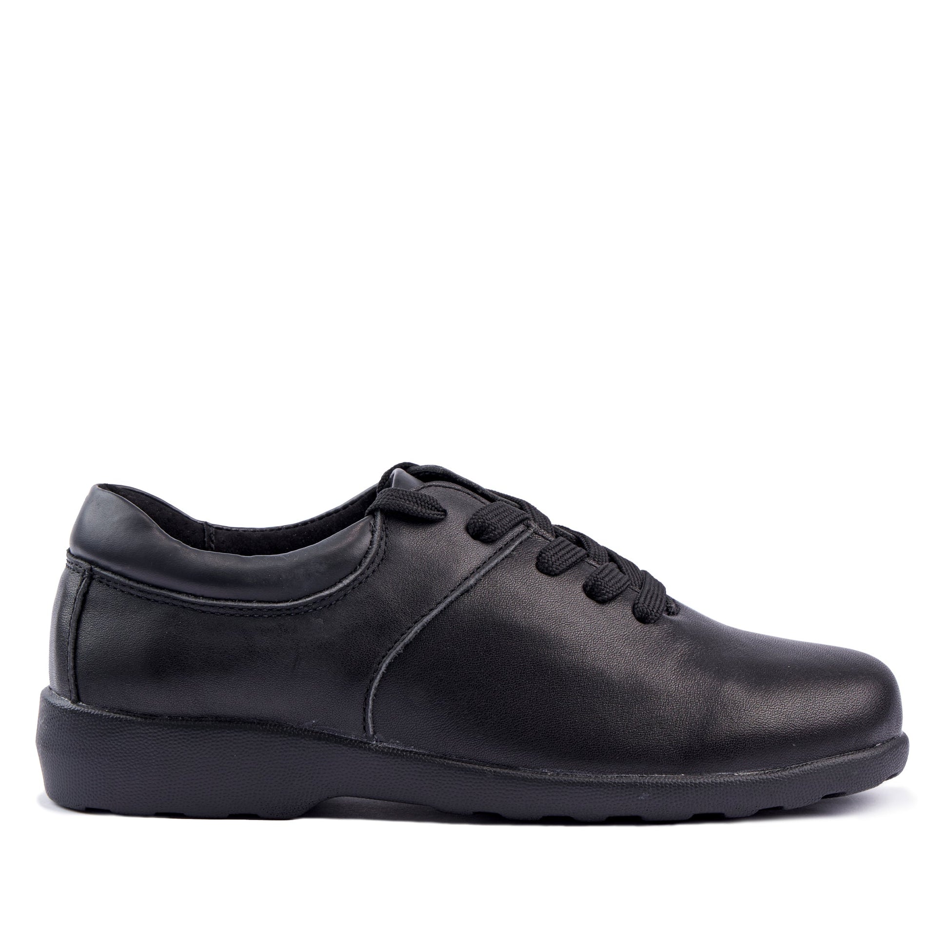 Emily Junior School Shoes - Black-0