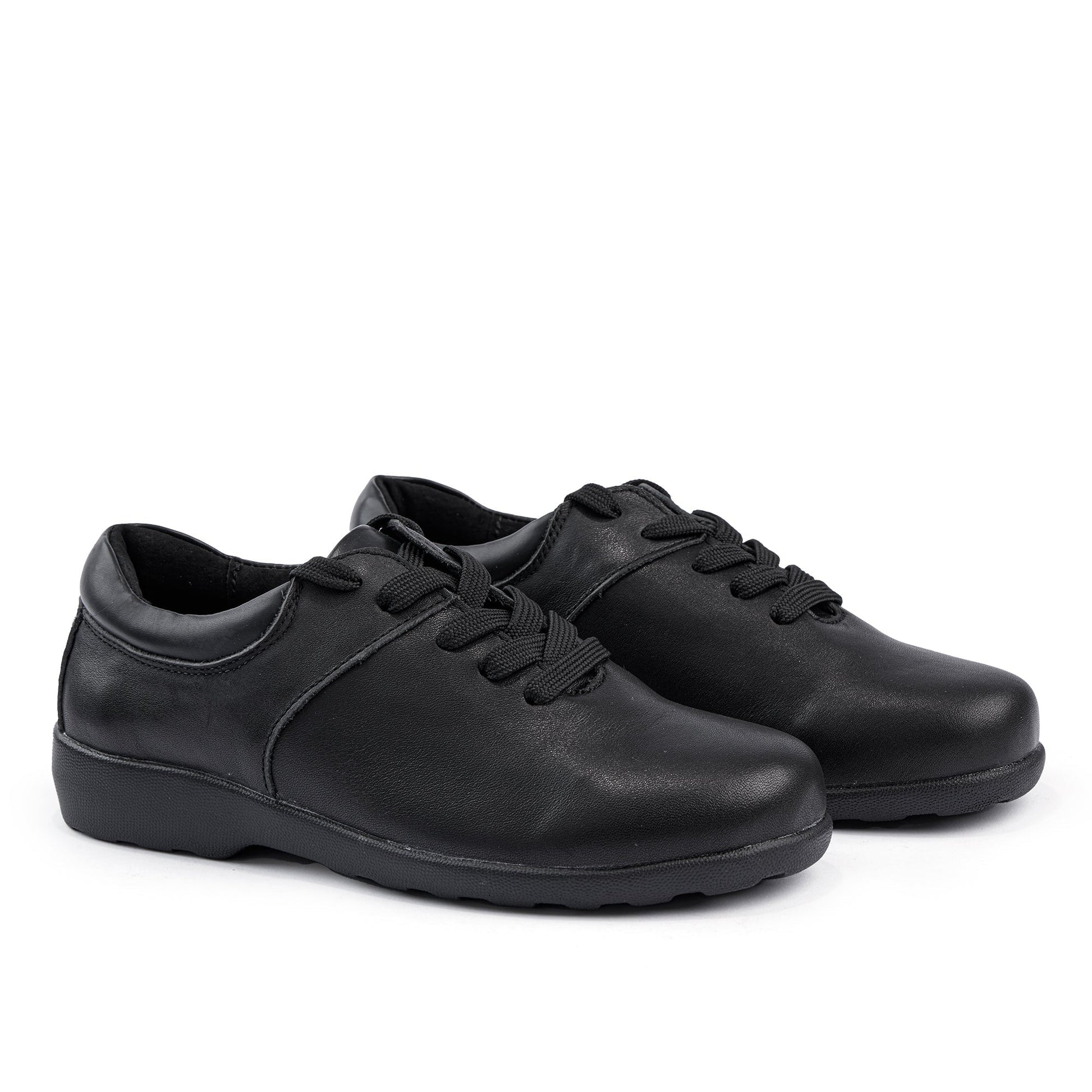 Emily Junior School Shoes - Black-2