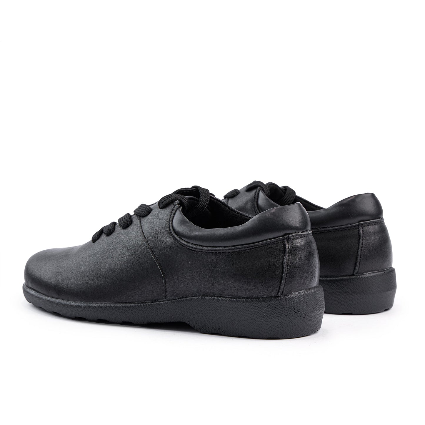 Emily Junior School Shoes - Black-3