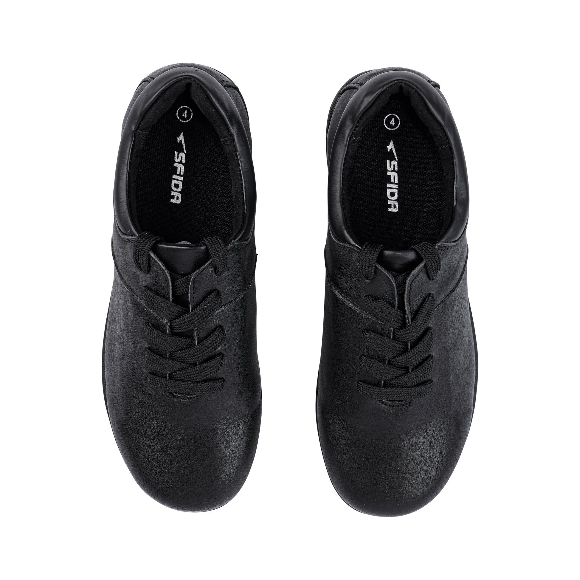 Emily Junior School Shoes - Black-1