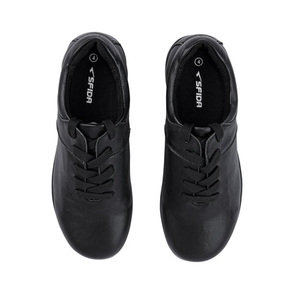 Emily Junior School Shoes - Black-1