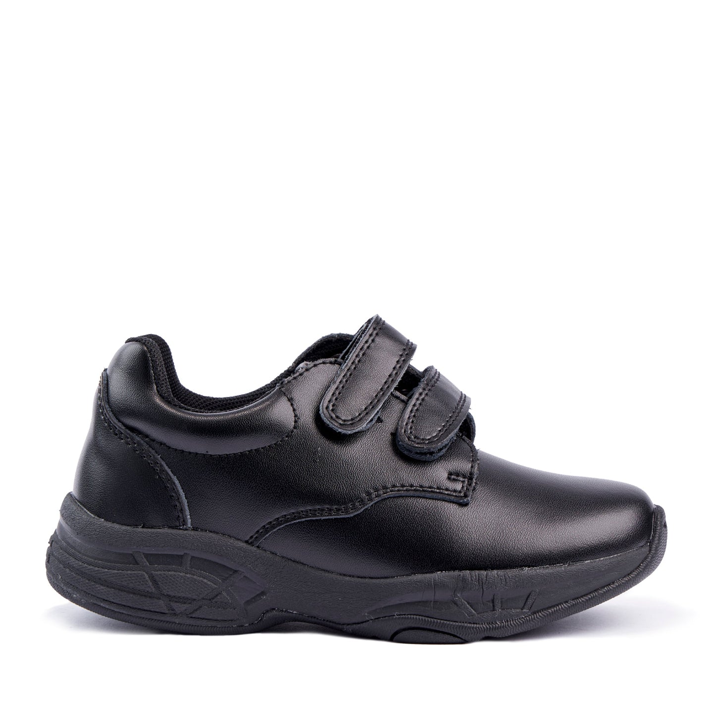 Indie Junior V Strap School Shoes - Black-0