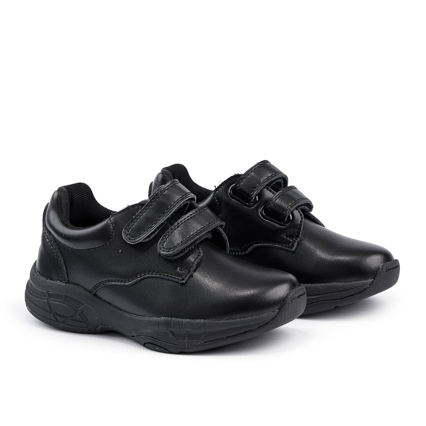 Indie Junior V Strap School Shoes - Black-2