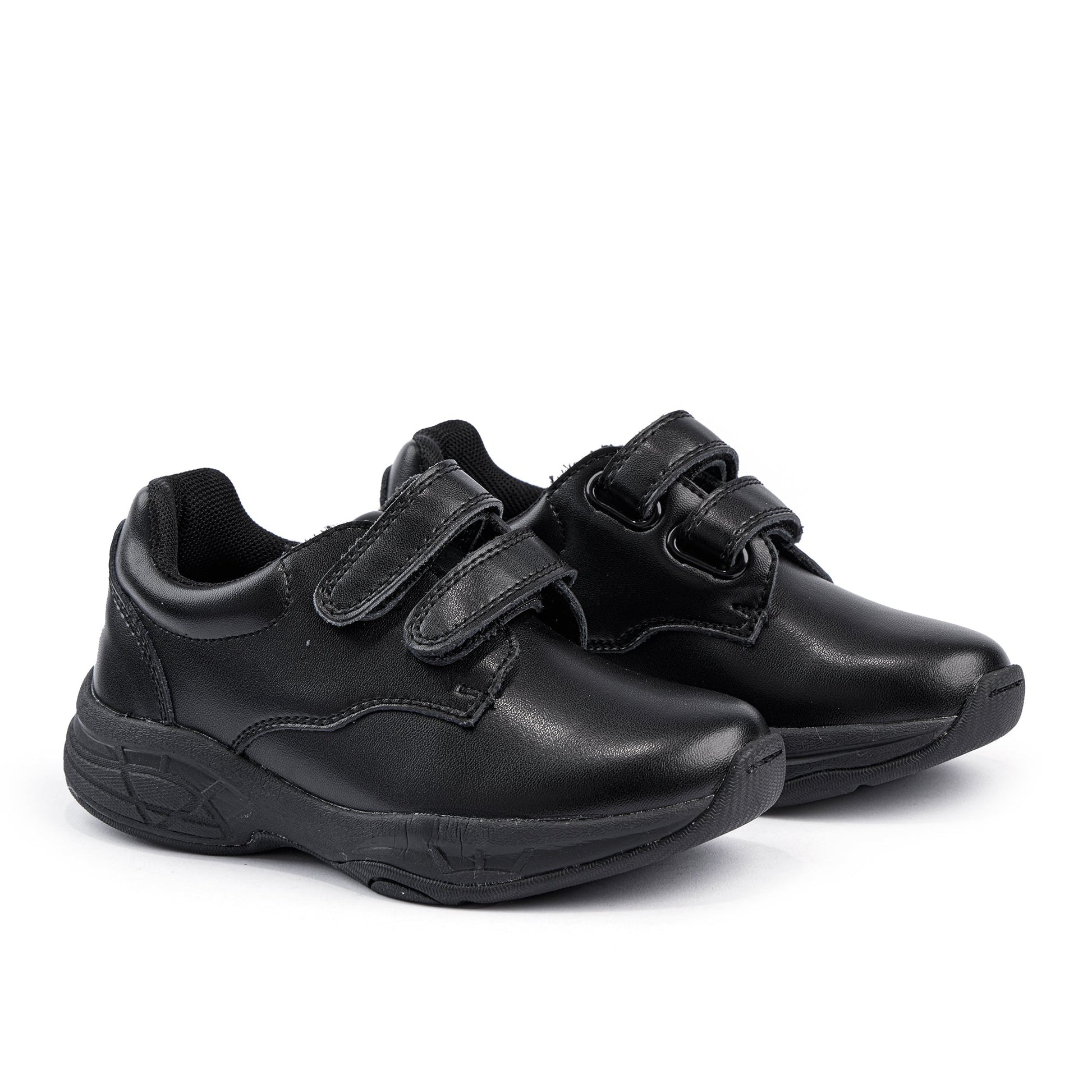 Indie Junior V Strap School Shoes - Black-2