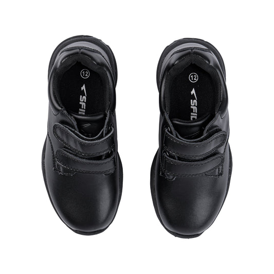 Indie Junior V Strap School Shoes - Black-1