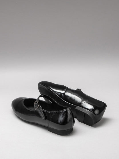 Women's leather shoes-2