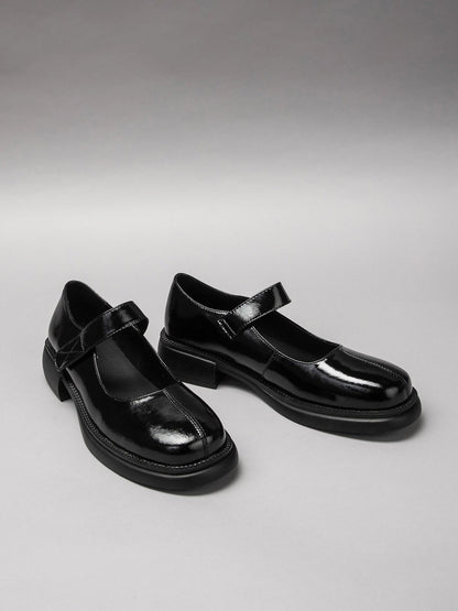 Women's leather shoes-1