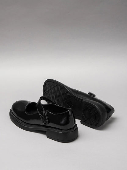 Women's leather shoes-2