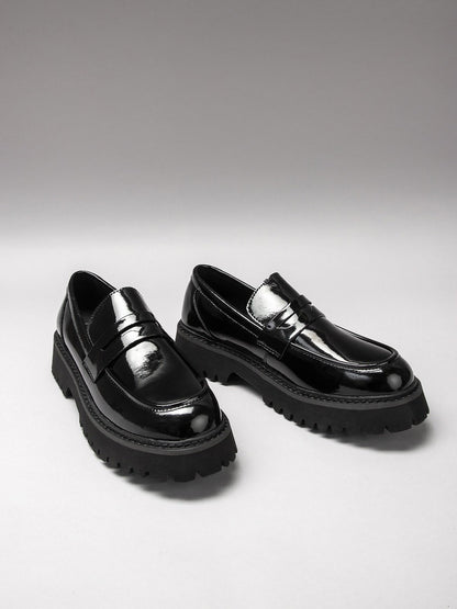 Women's leather shoes-1