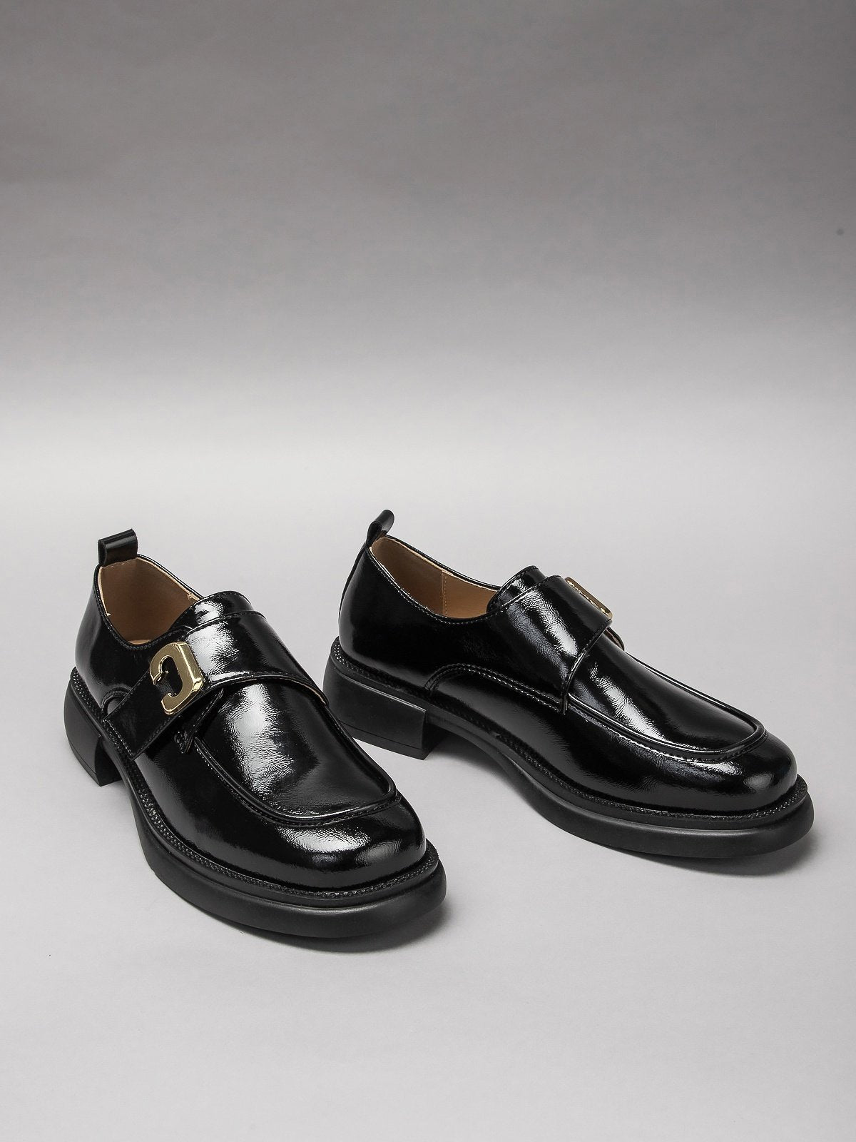 Women's leather shoes-1