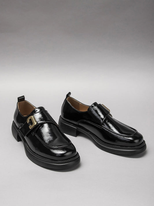 Women's leather shoes-1