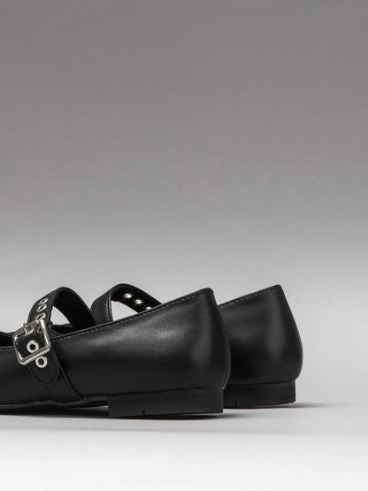 Women's leather shoes-4