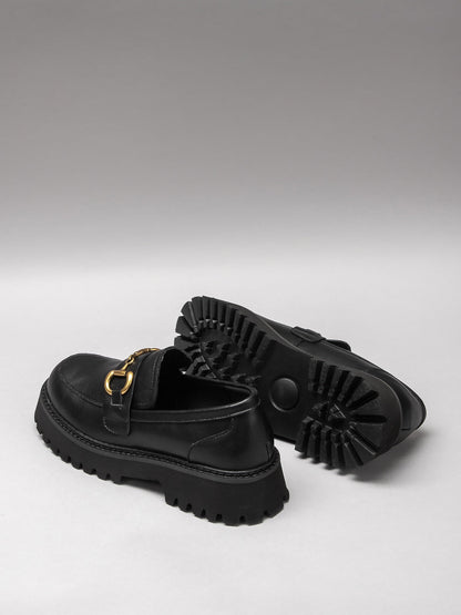 Women's leather shoes-2