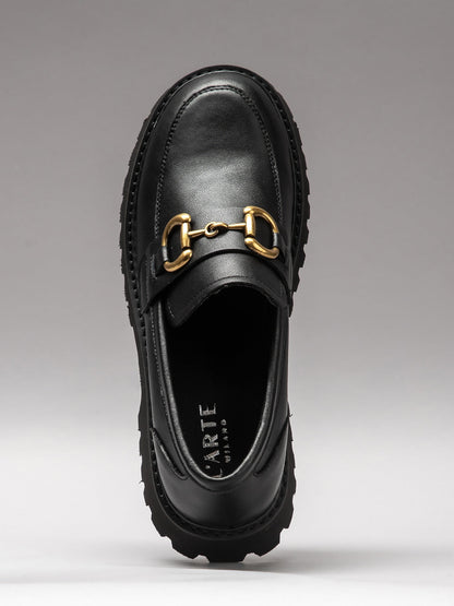 Women's leather shoes-3