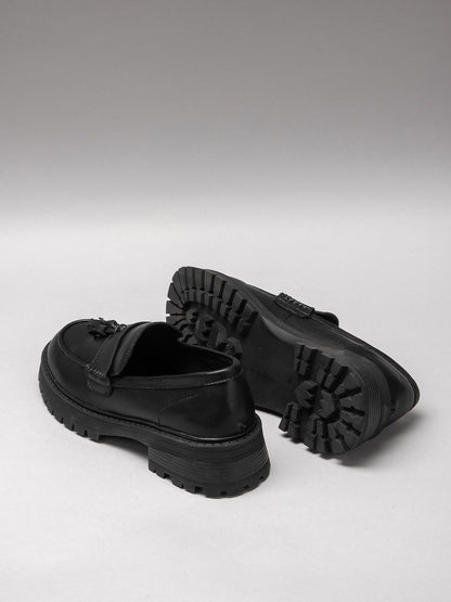 Women's leather shoes-2