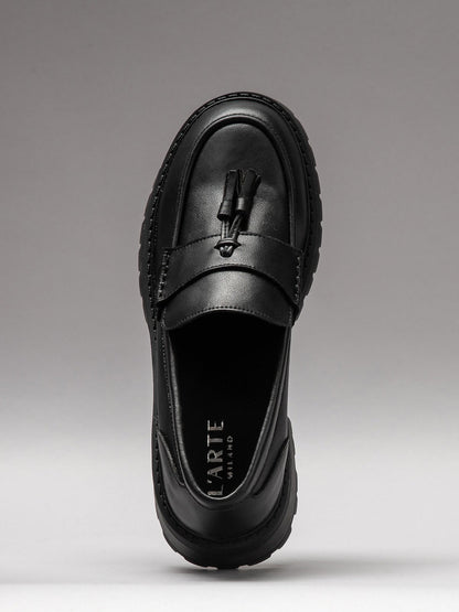 Women's leather shoes-3