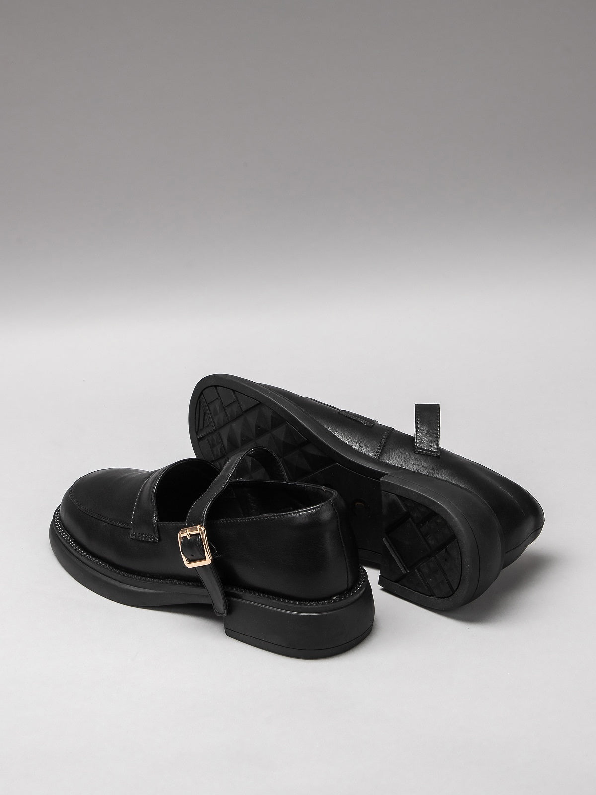 Women's leather shoes-2