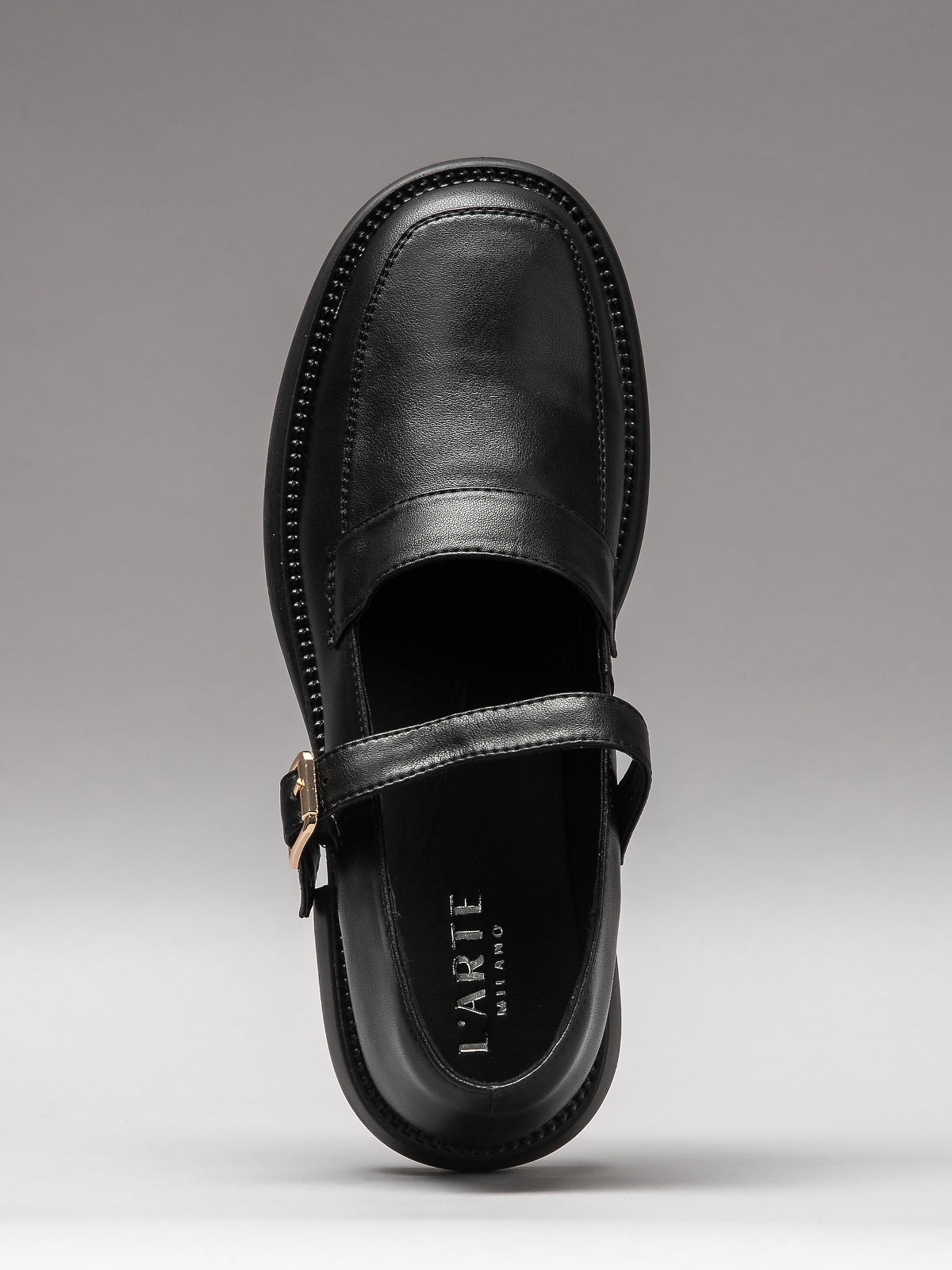 Women's leather shoes-3