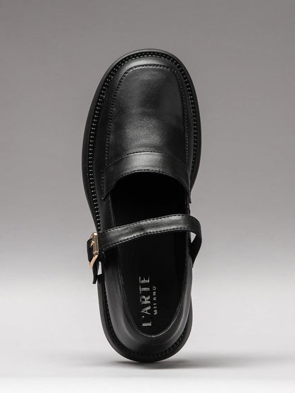 Women's leather shoes-3