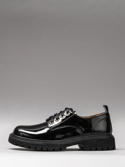 Women's leather shoes-0