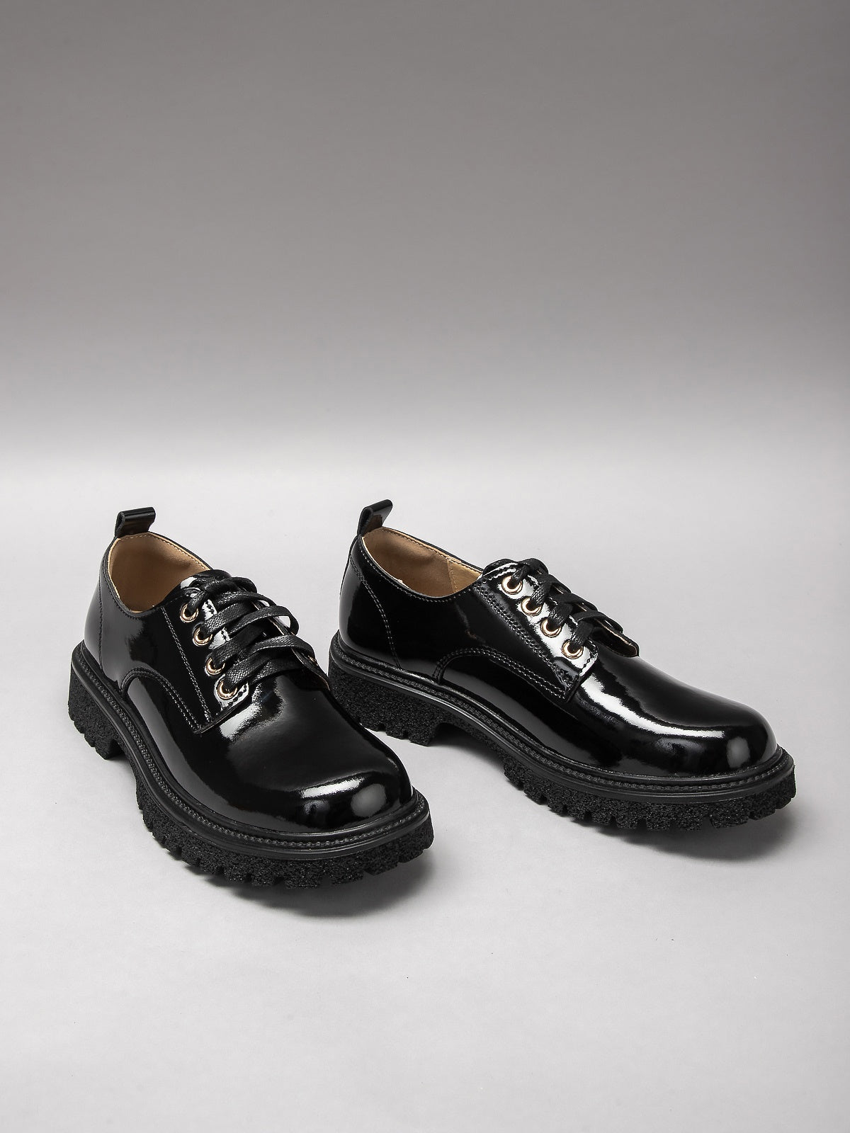 Women's leather shoes-1