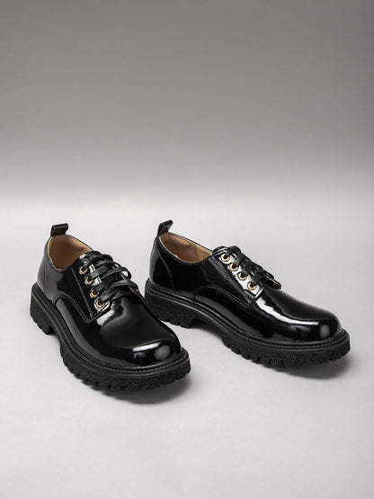 Women's leather shoes-1
