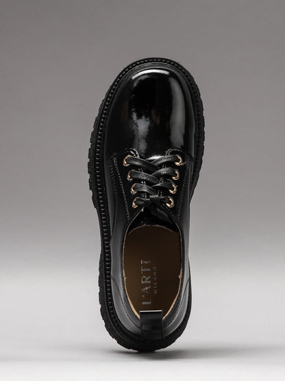 Women's leather shoes-3
