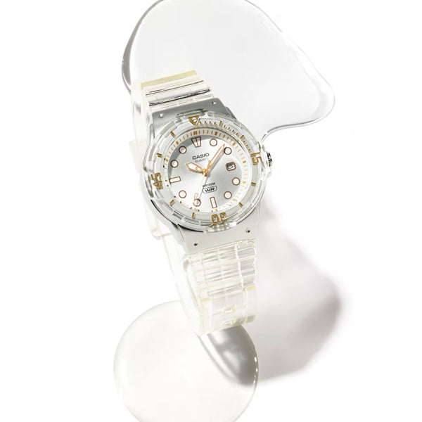 CASIO COLLECTION Mod. LADY DIVER - TRANSLUCID WHITE-2