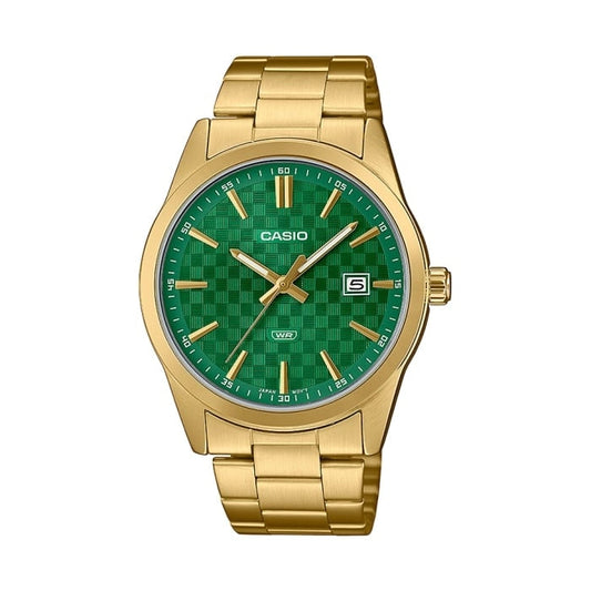 CASIO COLLECTION Mod. DATE GOLD - CARBON LOOK - GREEN-0