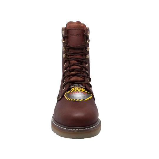 Men's 8" Steel Toe Redwood Farm Leather Boots-4