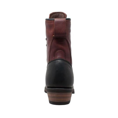 Men's 9" Chestnut/Black Packer Leather Boots-2