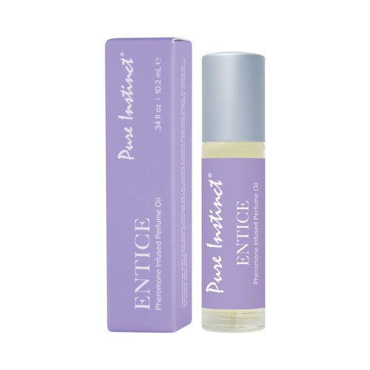 Pure Instinct Pheromone Perfume Oil Entice Roll-On 0.34 oz.-0