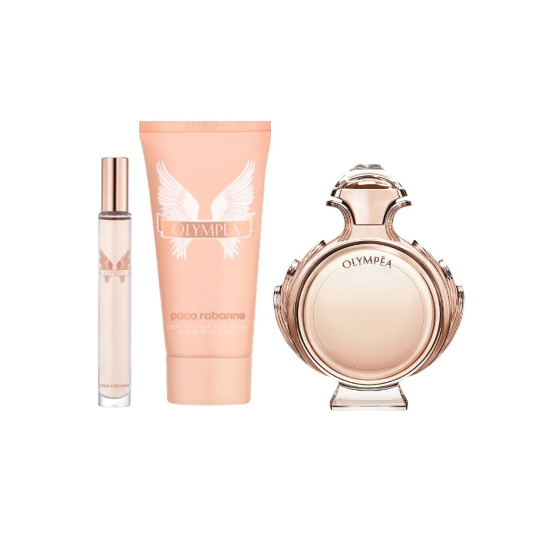 Paco Rabanne Olympea Gift Set 80ml EDP + 100ml Body Lotion + 10ml EDP Travel Spray